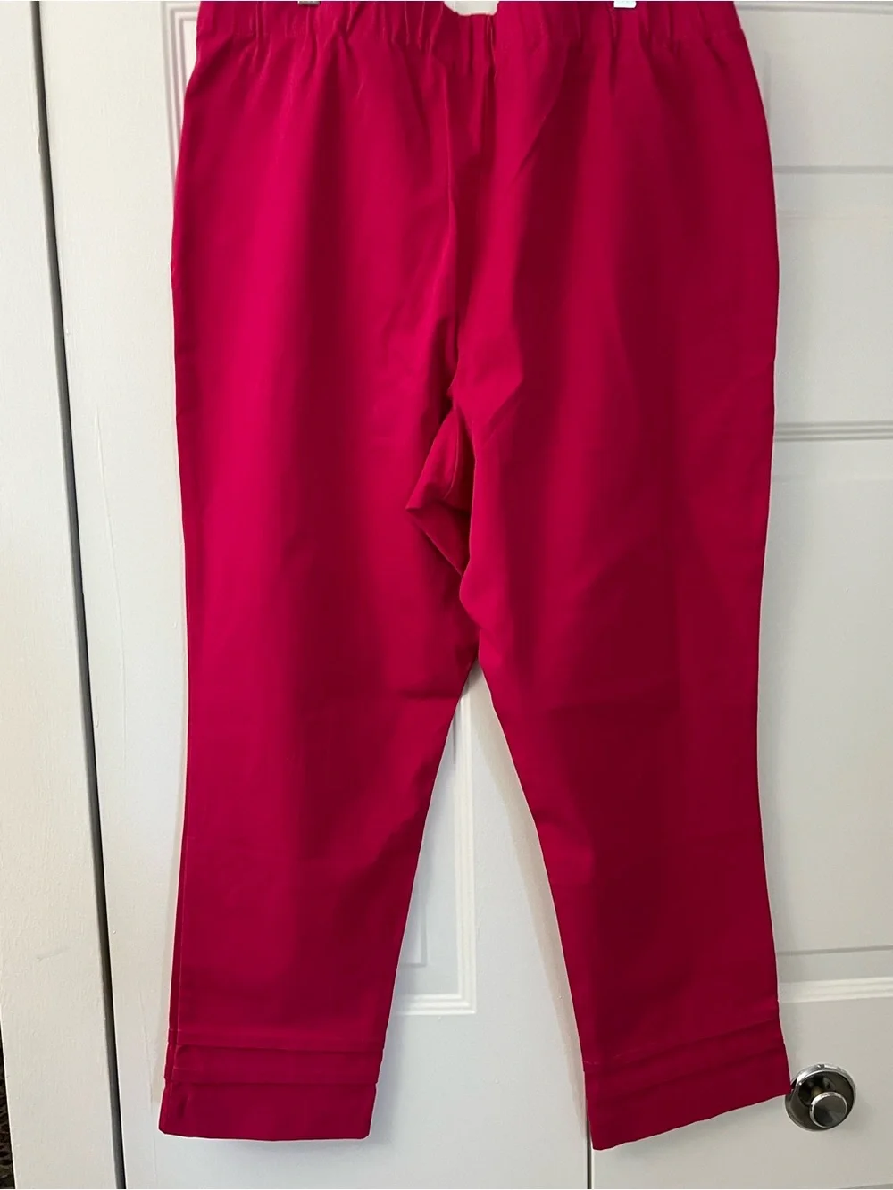 Isaac Mizrahi 18W New Pink Pull on Pants - Picture 5 of 6
